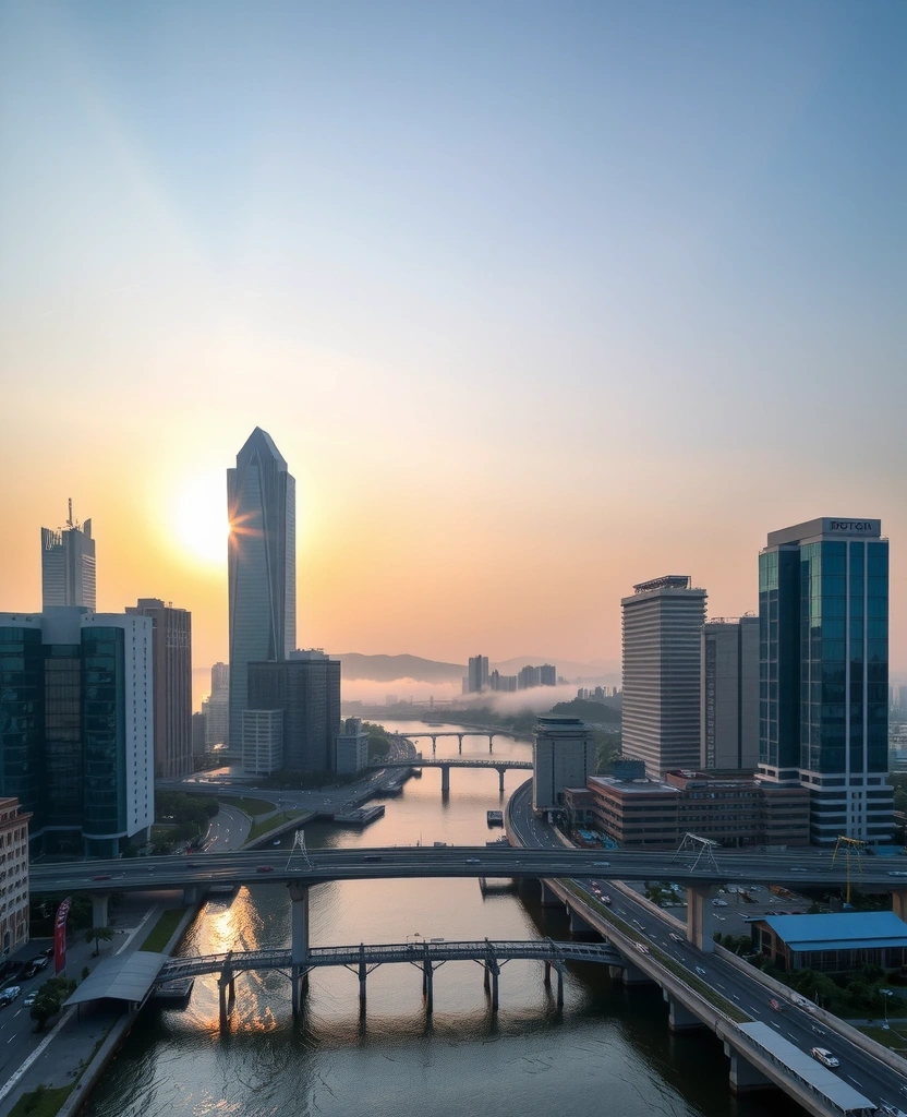 Ho Chi Minh City modern skyline intelligence view